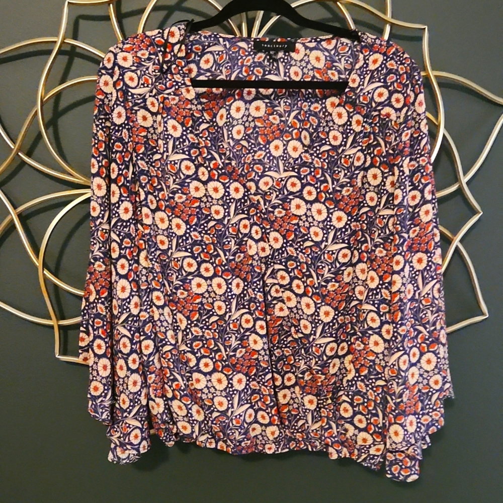 Xl sanctuary floral blouse